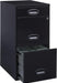 ® SOHO 18"D 3-Drawer Organizer Vertical File Cabinet, Black