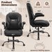 Office Desk Chair, Computer Chair with Inflatable Lumbar Support