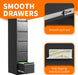 Metal File Cabinet with Drawer Heavy Duty Locking File Cabinets
