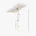 Balcony Umbrella, JENA 6X4 FT Outdoor Umbrella, Rectangular Flat Canopy Versatile Patio Shade with 360 Degree Roating Knob for Deck Apartment, Beige