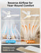 42 Inch Smart Ceiling Fan with Light, Low Profile Flush Mount with Remote Control, Ultra-Quiet Reversible DC Motor, 3 Color Temperatures & 6 Speed Dimmable Lighting for Bedroom, White