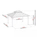 Crownhill 13 Ft. X 11 Ft. Hardtop Gazebo with Wood Posts