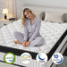 14 Inch Queen Hybrid Mattress - Medium Firm Memory Foam and Pocket Spring Bed in a Box - Cooling Gel for Pressure Relief, Certified Motion Isolation, Fiberglass Free Mattress for Queen Bed