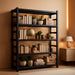 IndustrialGrade 5 Tier HeavyDuty Metal Bookshelf 72InchTall
