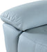 Sorin Modern Leather Recliner Sofa with Pillow Armrests and High Density Foam, Reclining Sectional Couch for Living Room, Office, Home Theater, FSC Certified, Blue
