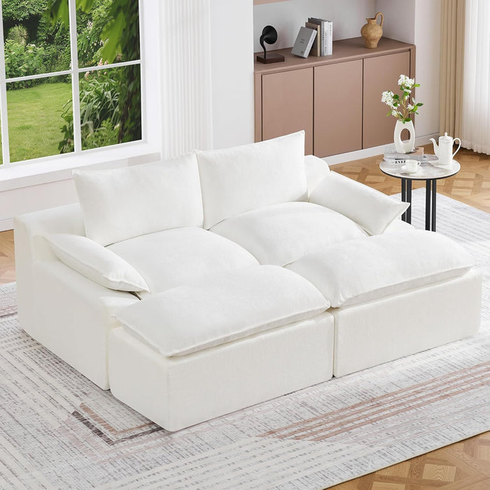 79 Inches Boneless Modular Sectional Sofa StoragePro