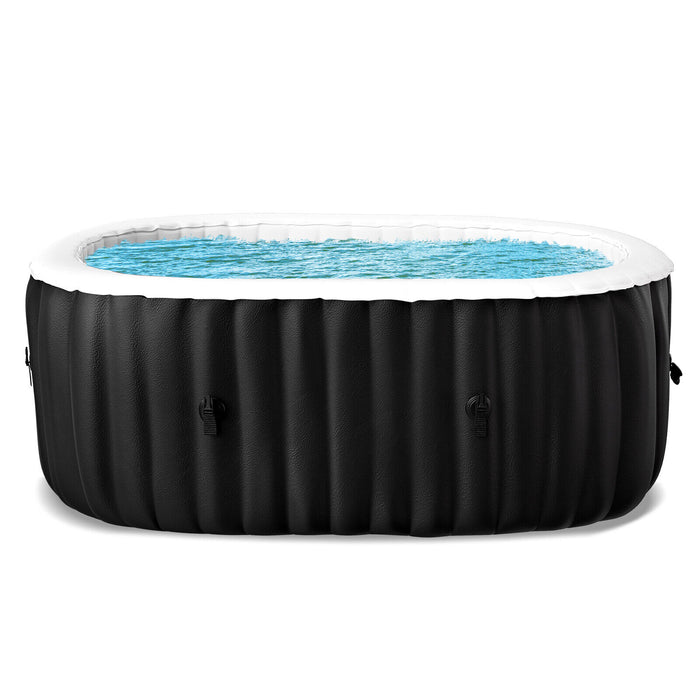 NAIZEA 6 Person Inflatable Hot Tub 130Air Jet Large with Hot Tub , 73"X73"X25"