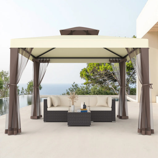 Patio Gazebo Tent 115.75 X 115.75 In, Outdoor Canopy Shelter