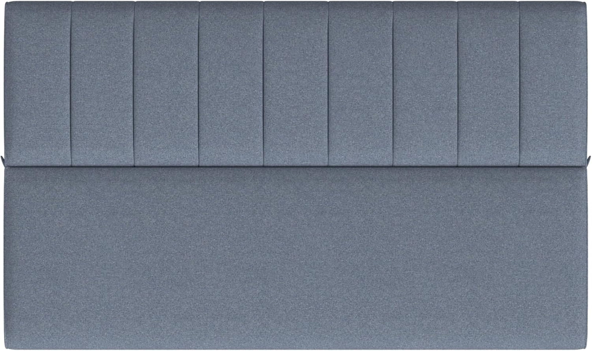 Blue Upholstered Convertible Futon Sofa Bed Dormitory