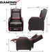 Gaming Recliner Chair for Adults, PU Leather Home Theater Seating Video Game Chairs for Living Room Ergonomic Racing Style Single Movie Gamer Lounge Sofa