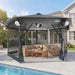 16x16 Pop Up Gazebo Weatherproof MosquitoNetting Shelter