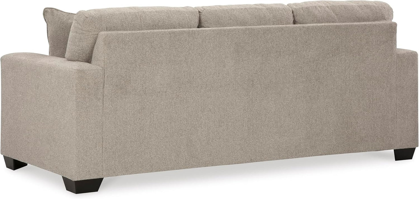 Deltona Contemporary Queen Beige Sofa Sleeper MemoryFoam