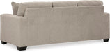 Deltona Contemporary Queen Beige Sofa Sleeper MemoryFoam