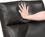 Manual Reclining Loveseat, Faux Leather Loveseat Recliner, Wall Hugger, Track Arms, Magazine Pockets, Manual Dual Recliners for Living Room/Office/Apartment, Easy Assembly, Espresso