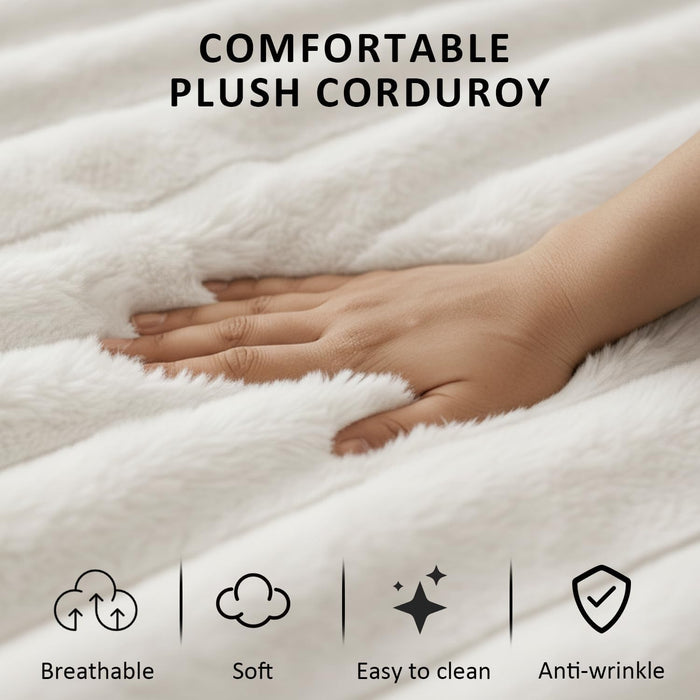 Beige 81Inch Ultra SleeperSofa With Charging Station