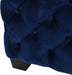 Christopher Knight Home Jaymee Velvet Ottoman, Navy Blue