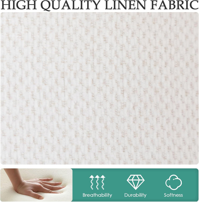 2 Pcs Accent Chair Mid Century Modern Chenille Armchair, Solid Wood Frame, Lounge Upholstered Armchair, Reading Chair, Sturdy Base,For Living Room, Bedroom,Office,Comfy Guest Waiting Room Chairs,White