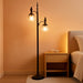 Black Floor Lamp Dimmable Illuminated Standing Light