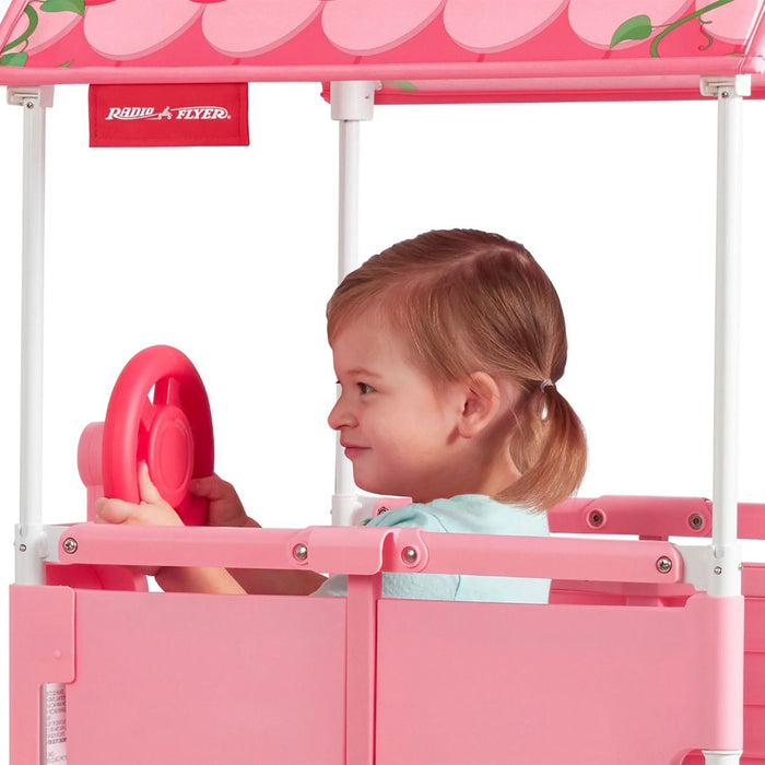 Play & Fold Away Princess Castle Slide Toddler Playhouse, Pink