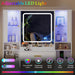 White Makeup Vanity Desk With LED IlluminationPlus