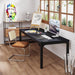2-Person Home Office Desk, 78.7" Extra Long Computer Desk, Double Workstation for Home Office, Work Desk for Two People (Black)