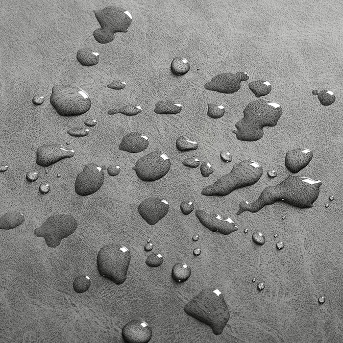 Counter Height Bar Stools 24'' Bar Stools Set of 2 Leather Bar Chairs Modern Upholstered Barstools with Back for Kitchen Counter Gray