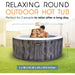 Inflatable Hot Tub Spa, 65 In, with Control Panel, Floor Protector Mat, Portable Hot Tub Cover, Outdoor Hots Tubs