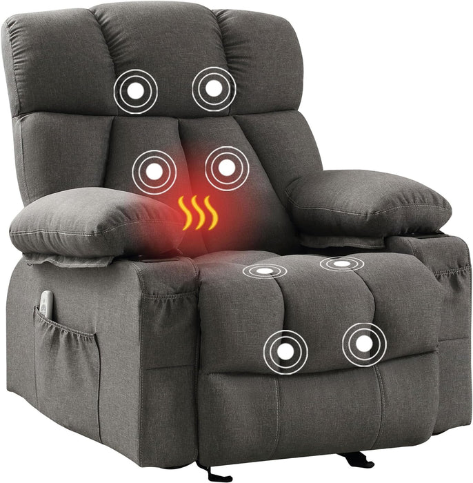 Massaging Recliner Chair with Heat