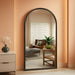 Antique Gold Arched Wall Mirror 24" X 36"
