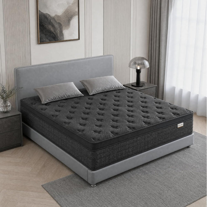12 Inch Full Size Mattress, Hybrid Full Mattress in a Box