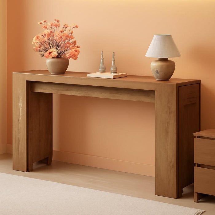 70.9-Inch Long Console Table, Narrow Sofa Table behind the Couch, Farmhouse Console Table for Living Room, Entryway, Hallway