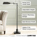 Dark Bronze Farmhouse Adjustable Floor Lamp 54Inch