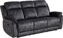 Zero Gravity Power Recliner Sofa Couch – Electric Reclining Sofa with Drop down Table & Wireless Charging, 3 Seater Dual Reclining Couch with Adjustable Headrests for Living Room (Velvet, Grey)