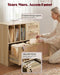 Three Drawer Locking File Cabinet Woodgrain Finish