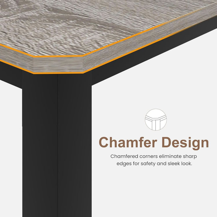 78.7″ Dining Table for 8-10 People, Large Kitchen Table (Only Table)