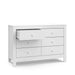 Noah 6 Drawer Double Dresser (White) - GREENGUARD Gold Certified, 6 Drawer Double Dresser for Kids Bedroom or Nursery, Bedroom Furniture Dresser, Universal Design for Nursery and Kids Bedroom