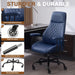 Blue Ergonomic Executive Chair With Lumbar Support