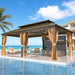 12x20 Ft Hardtop Gazebo MosquitoNetting UVBlocking Curtains