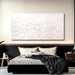 Large Abstract Mountain Wall Art White and Gold Wall Decor Aesthetic Canvas Painting Hanging Artwork for Living Room Bedroom Dining Room Office Home Decor 30X60 Inch