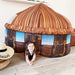 The Original Patented Airfort - Build a Fort in 30 Seconds, Inflatable Fort for Kids, Play Tent for 3-14 Years, a Playhouse Where Imagination Runs Wild, Fan Not Included (Tiki Hut)
