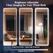 56"X20" Dimmable 3-Color LED Full Length Floor Body Mirror