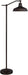 Kayne Rustic Farmhouse Floor Lamp Standing 61" Tall Satin Bronze Metal Downbridge Shade for Living Room Reading Bedroom Office House Home Decor