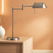 LED Pharmacy Table Lamp Brushed-Nickel Full-Range Dimming