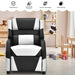 Kids Youth PU Leather Gaming Sofa Recliner with Headrest and Footrest