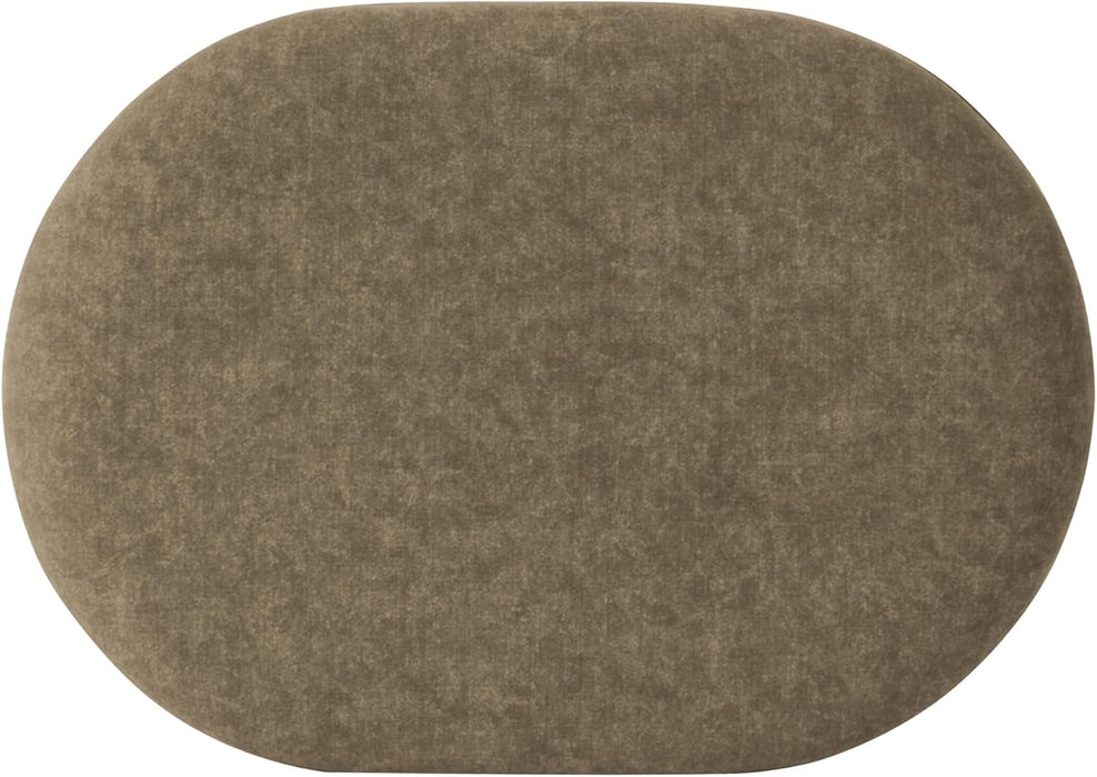 Quinn Modern Ottoman| Home Décor|Ottoman for Living Room & Bedroom - Mocha Velvet