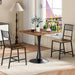 Rustic Brown TwentySevenpointSixInches Tulip Dining Table