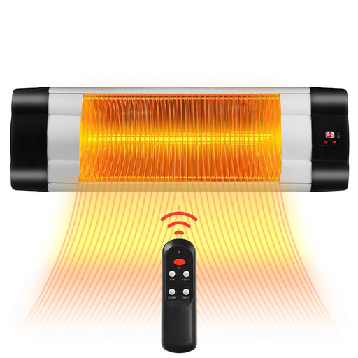 1500W Infrared Patio Heater Remote Control 24H Timer