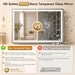 24X36 LED Bathroom Mirror with Lights, Backlit + Frontlit
