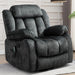 Heated Rocker Recliner with Massage, 360° Swivel