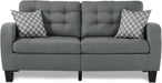 Modern Gray Fabric Sofa - Sinclair